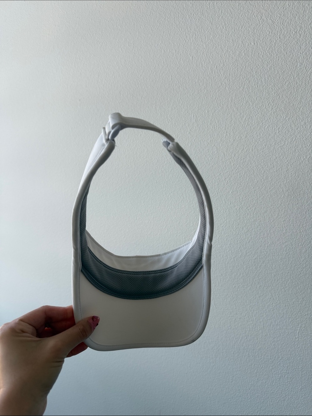 Alo White eclipse Visor - Picture 3 of 6
